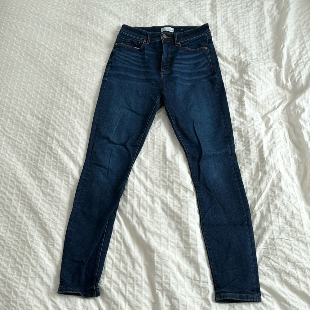 Loft Women's The Jegging Size 27/4 Dark Wash Skinny Jeans Denim